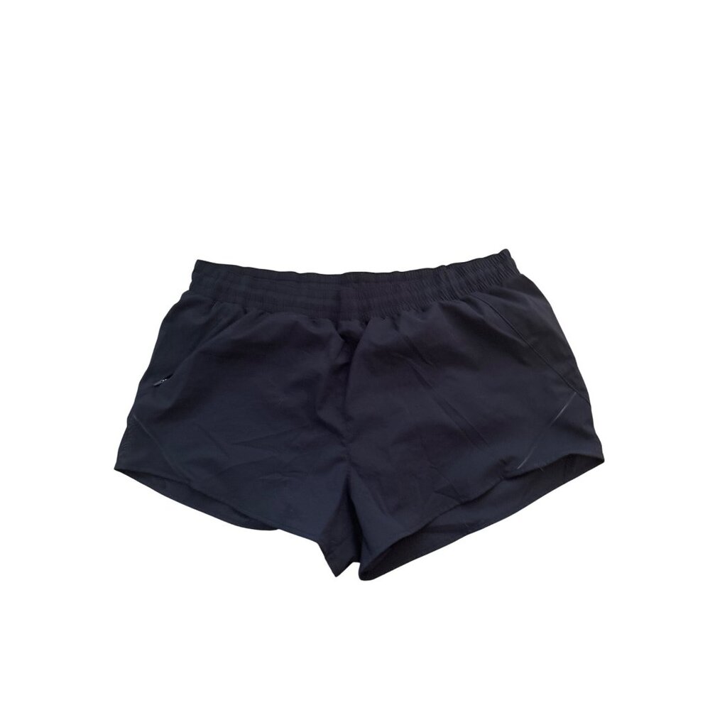 All In Motion Size XXL Black Gym Active Womens Running Shorts Zipper PKT READ